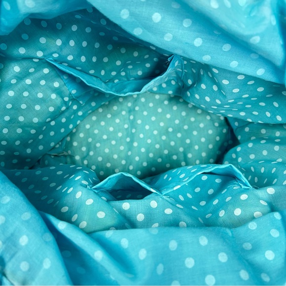 Woven Tote Beach Bag Large Bow Tie Embroidery Polka Dot Lined Yellow NWT Boho - Picture 10 of 13